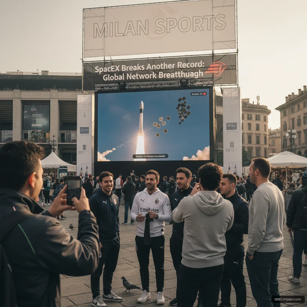 米兰体育：SpaceX再创纪录，全球网络新突破